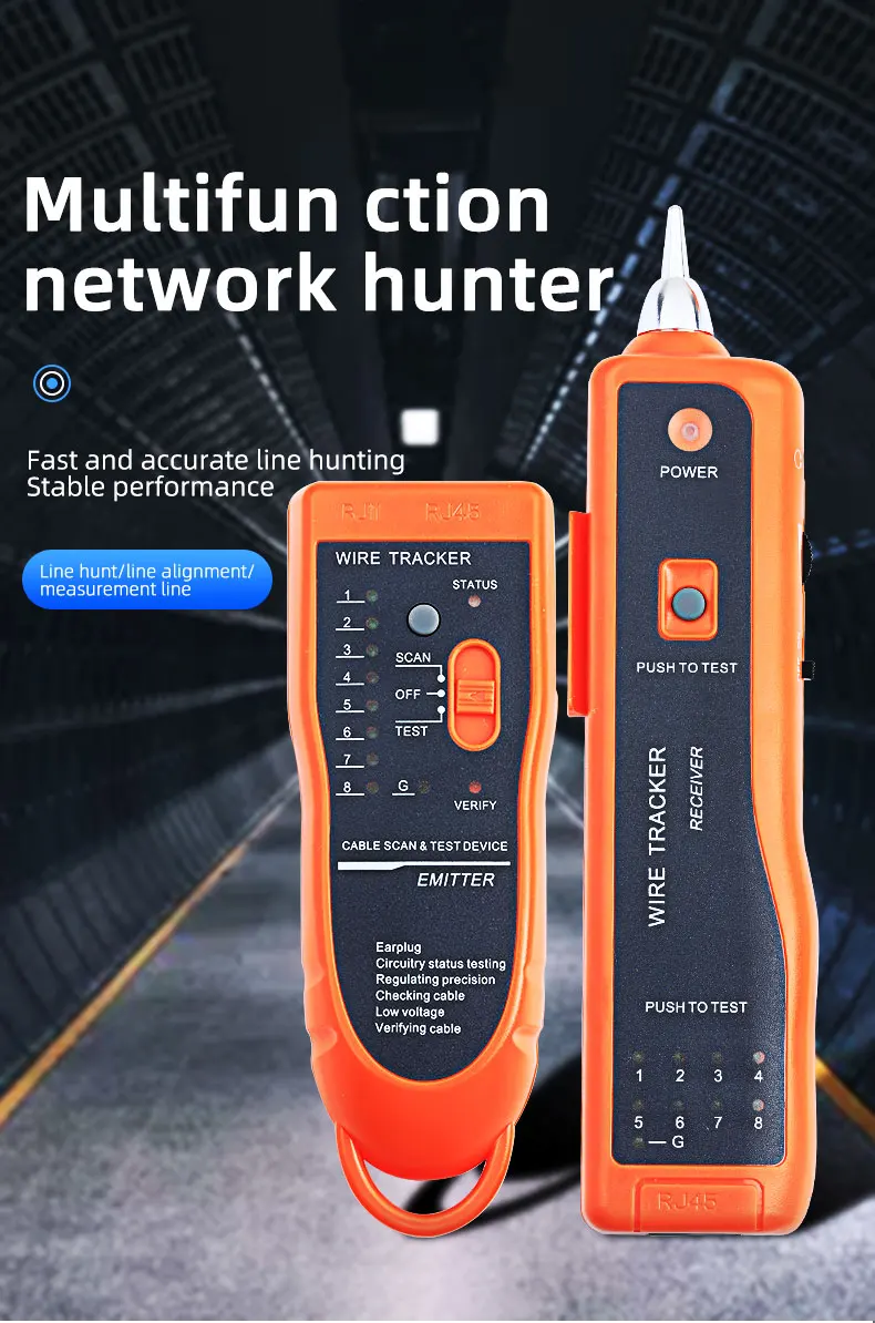 RJ11 RJ45 Network Cable Tester XQ-350 - Efficient Ethernet Wire Tester ...