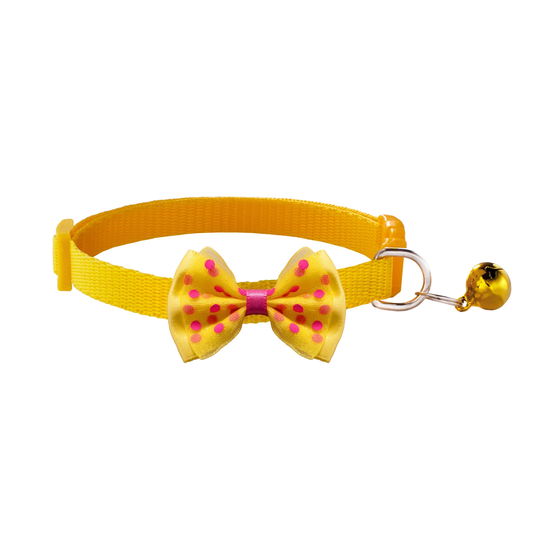 Adjustable Multi-colors Bow design dog cat collar