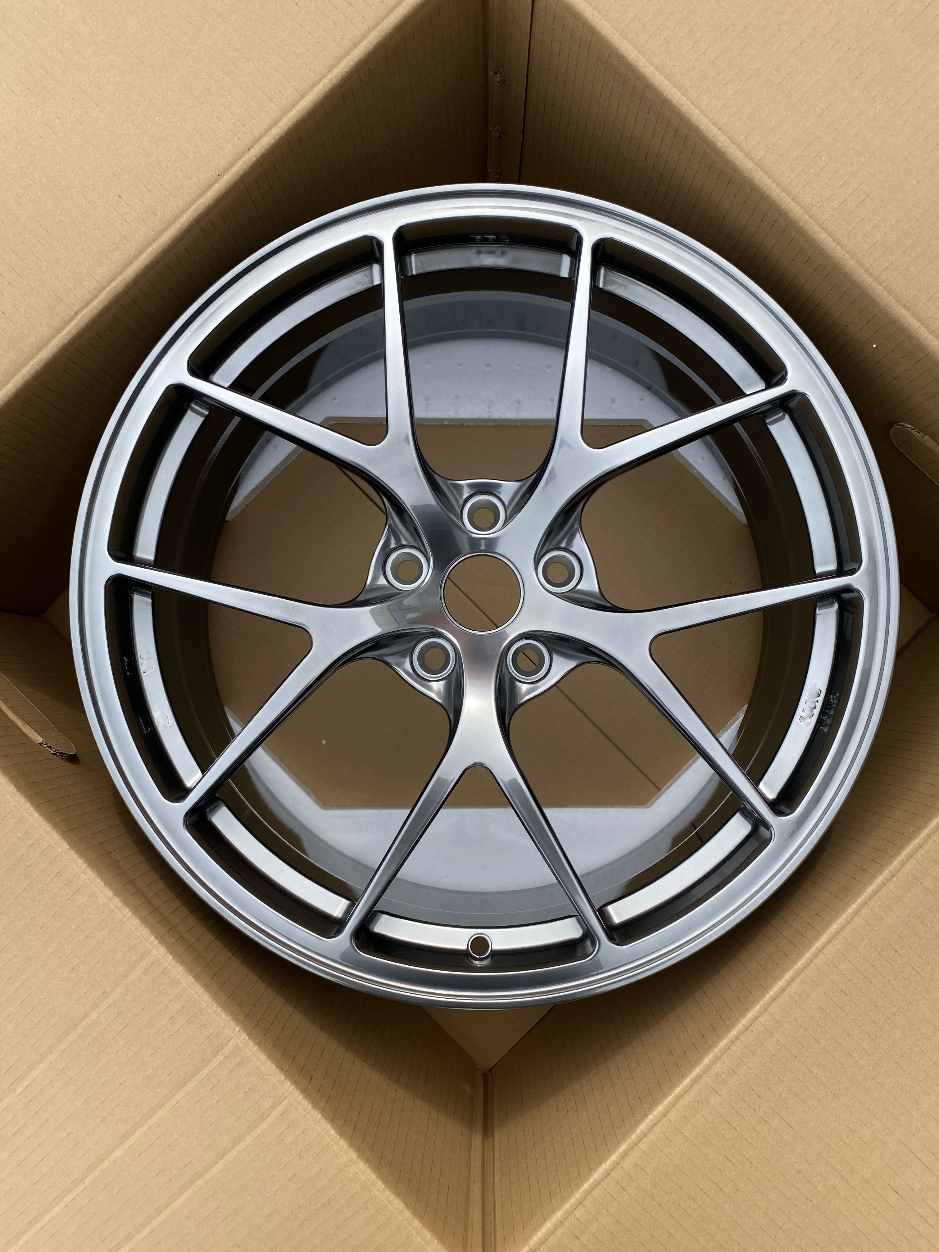 GVICHN gloss gray one piece forged wheel 16 17 18 19 20 21 22 23 24 26 inch aluminum alloy rims 5x112 5x114.3 5x120 wheel hub