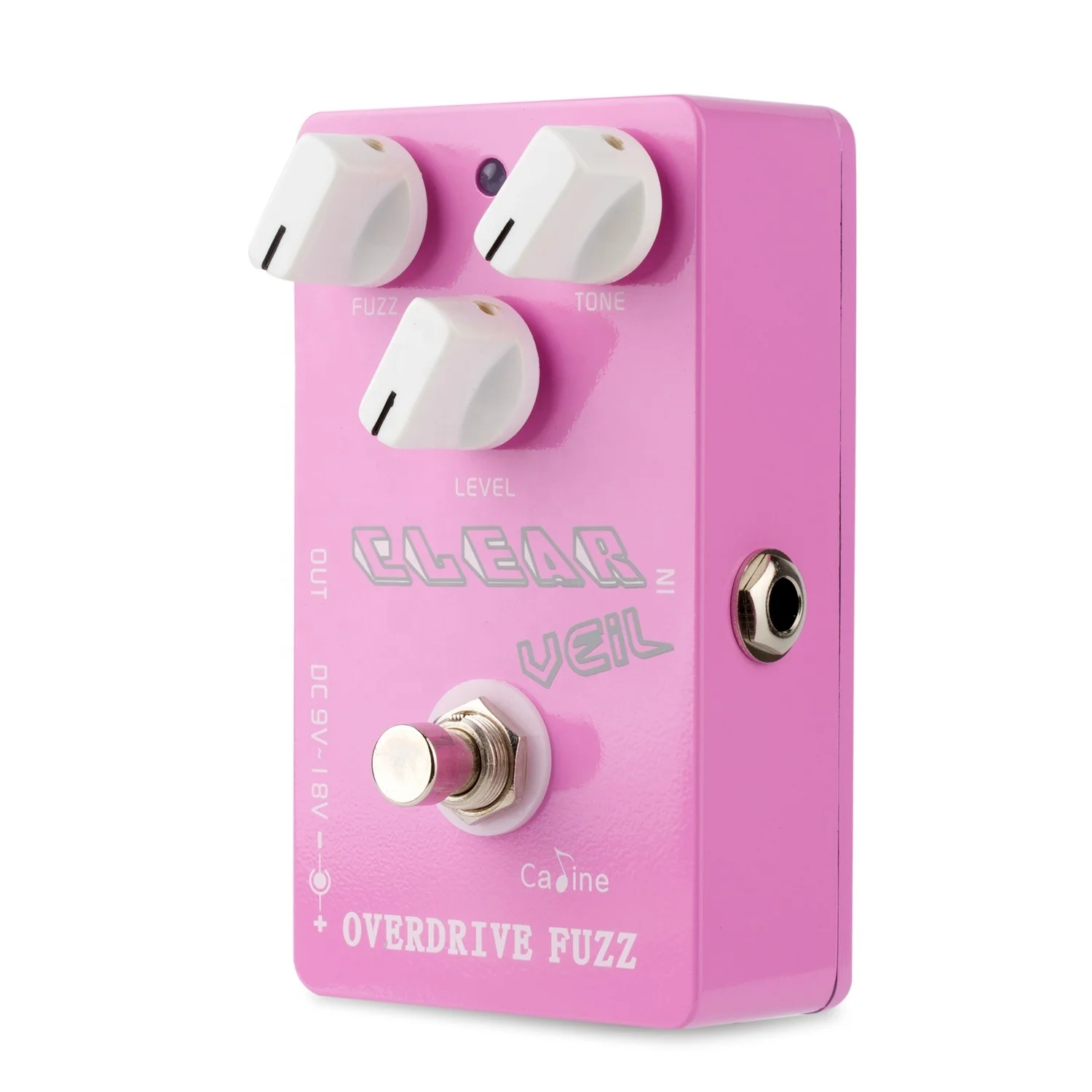 Caline Cp-32 Pink Effects Pedal "clear Veil" Overdrive Fuzz Electric Effect Pedal - Buy Electric Guitar Effect Pedal With True Effect Of Overdrive Fuzz,Effect Pedal Of 9v Battery Or
