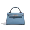 Misty blue (silver buckle)