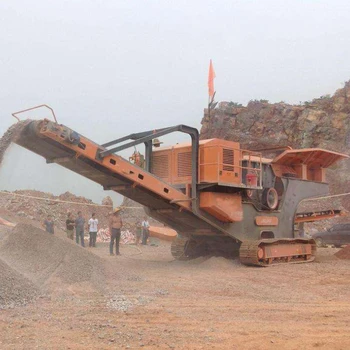 Best mobile granit rock jaw crush station on wheels concret wast recycl gravel crusher plant price China supplier