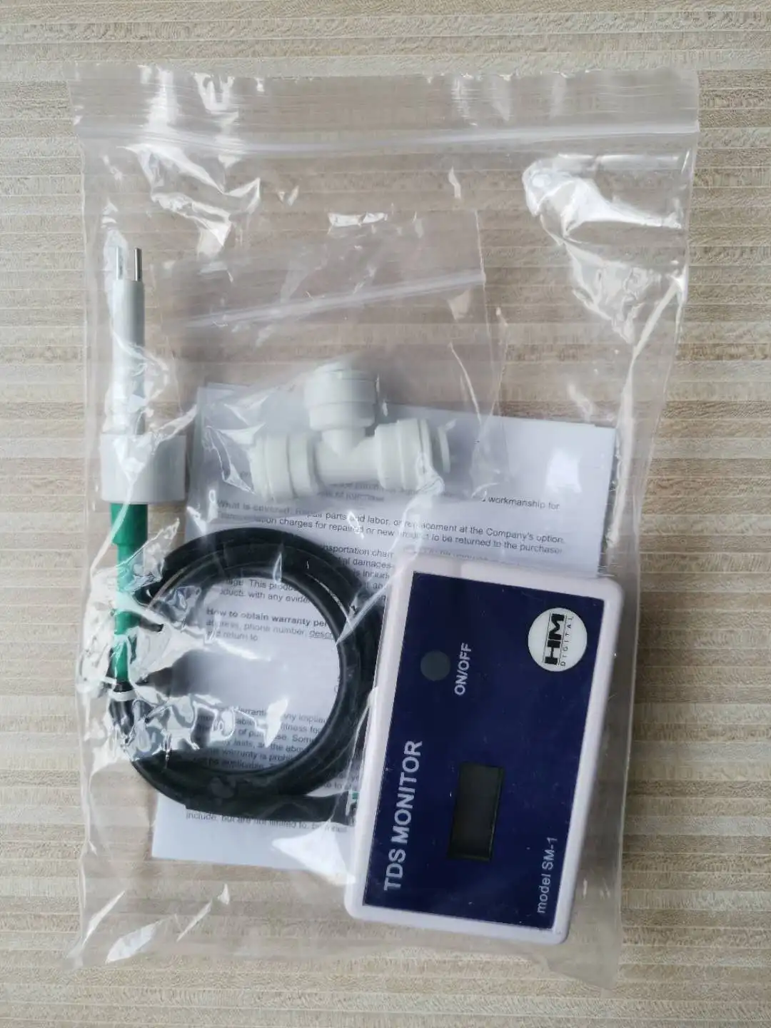 HM Digital SINGLE  Online  in Line  TDS Monitor