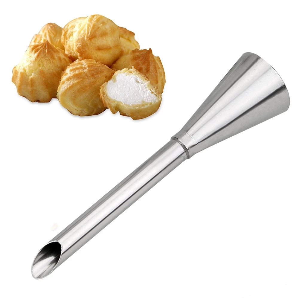 5 Douilles Pâtisserie + 3 Poches Silicone Réutilisables - Set Professionnel Acier Inox