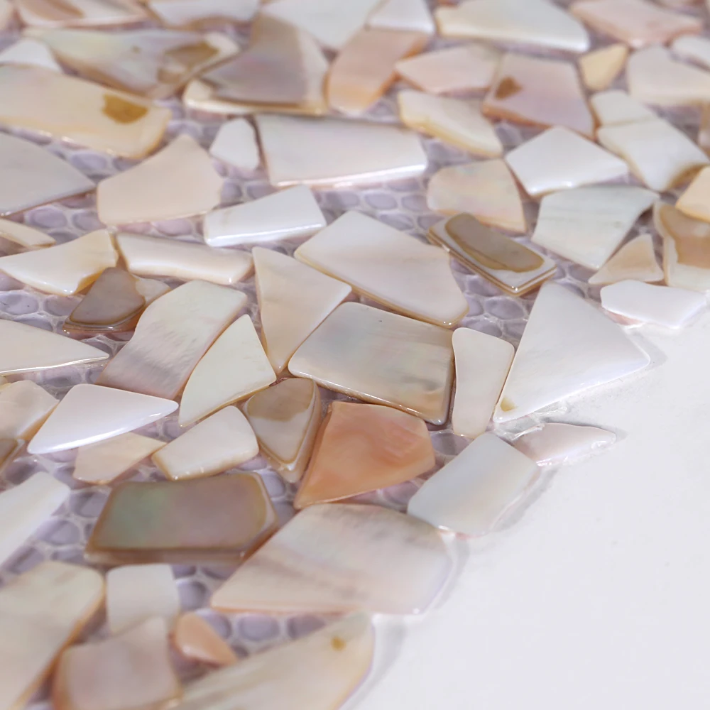 Shell Porcelain Ceramic Craft Mosaic Tile Mother of Pearl Mosaic Tile ...