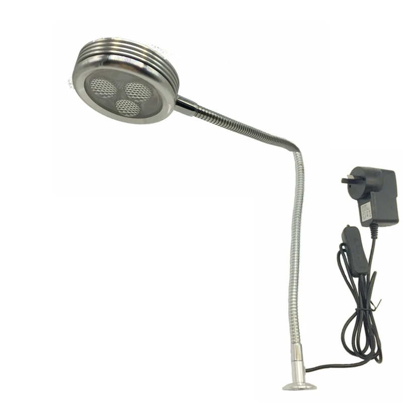 WITH OUTLETS 3W LED FLEXIBLE TABLE LAMP