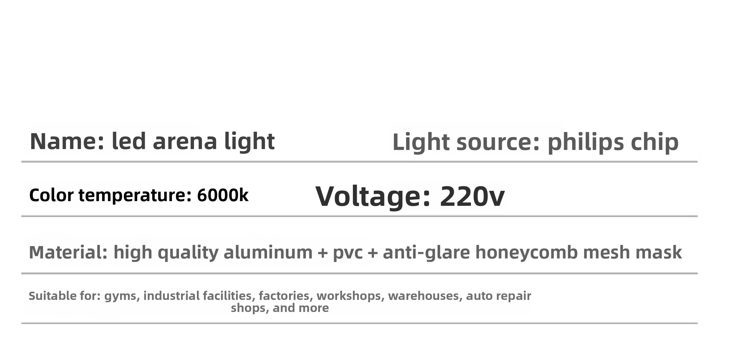 Specifications
