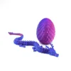Huevo de piña de 8,5 cm, dragón chino de 30 cm, láser morado