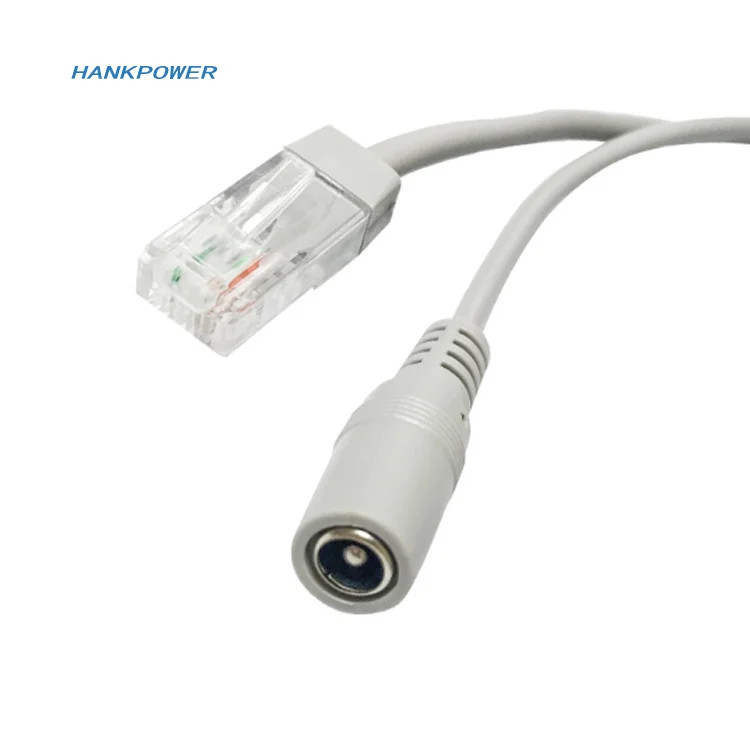Câble Ethernet CCTV - DILWE - 20m - Cat 5 - RJ45 DC - Compatible caméras IP - Informatique