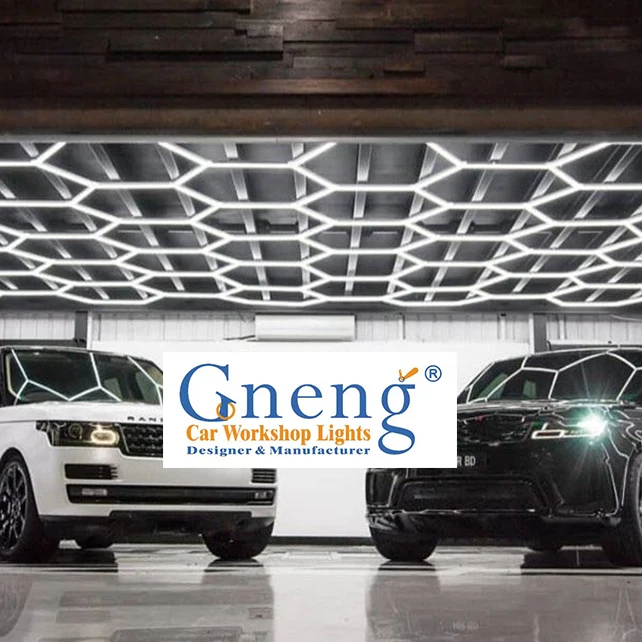 High Lightness LED Inspection Hexagon Panel Hex Led Ceiling Wall Detailing Studio Poshing Workshop Light