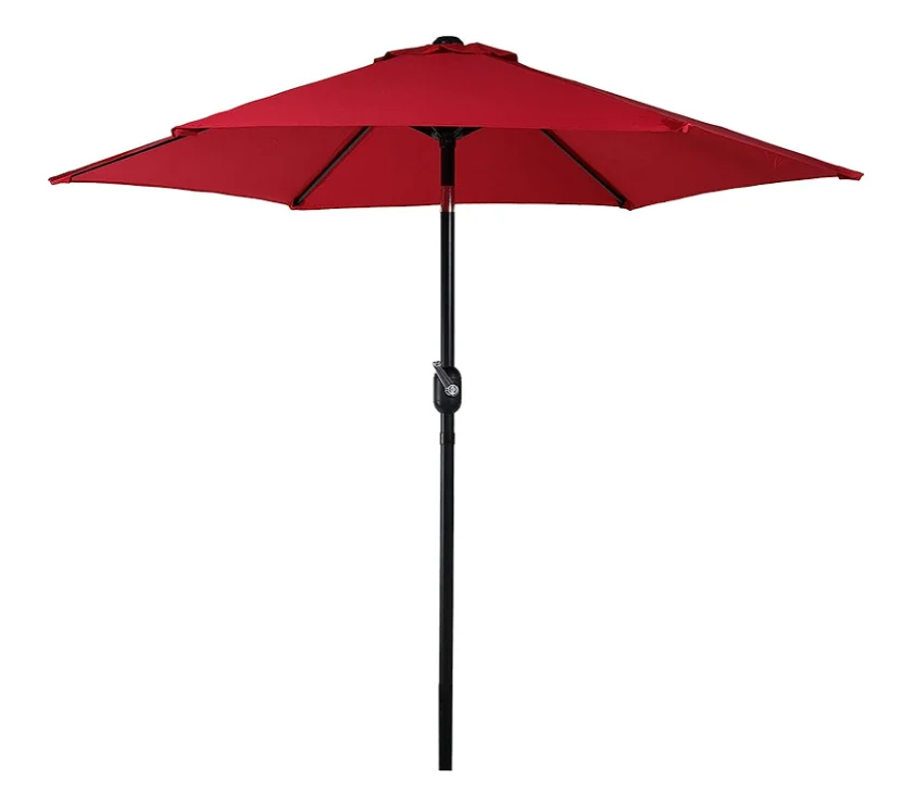 Uplion Outdoor Waterproof Centre Pole Garden Umbrella Parasol Large Umbrella With Tilt & Crank