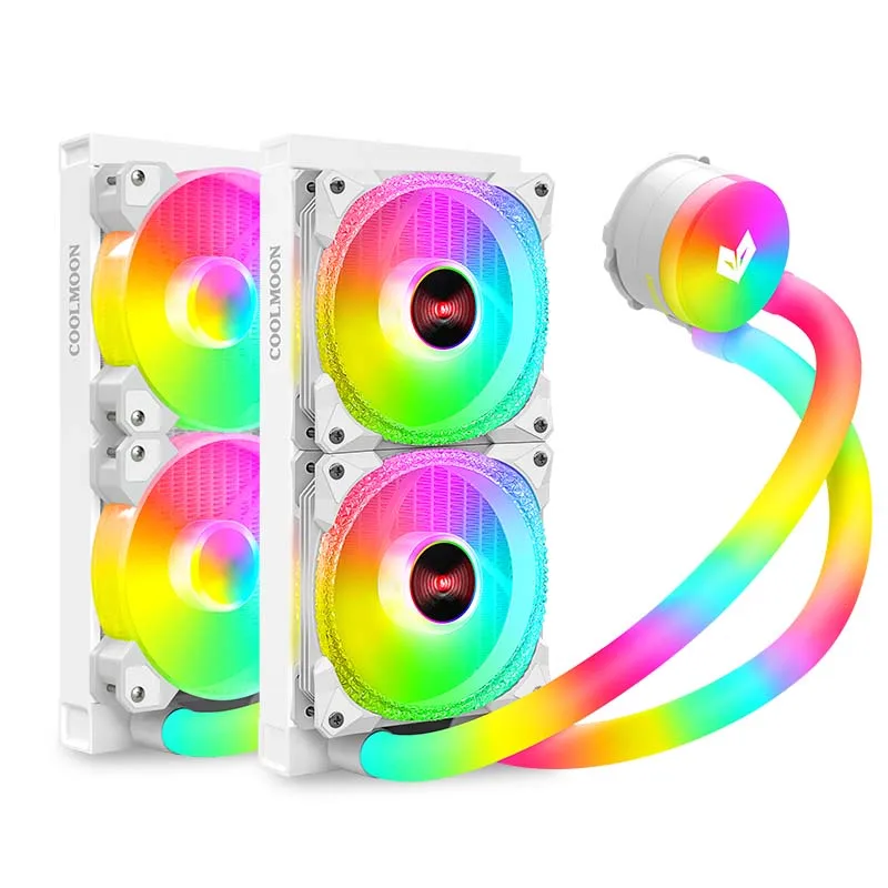 Good Quality COOLMOON AS-240mm Computer CPU Argb Water