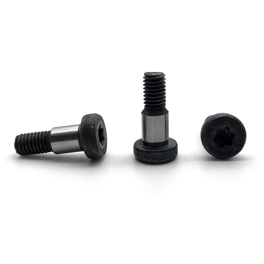 Hardware prendedor fabricante m3 m4 m5 m6 preto acabamento bot&atilde;o cabe&ccedil;a torx meia m&aacute;quina rosca ombro parafusos