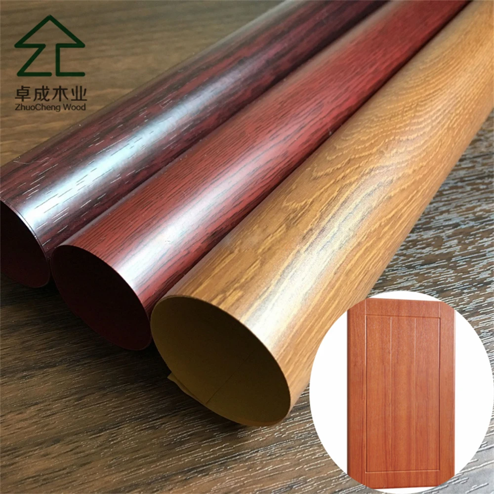 Новое поступление деревянная мембрана пресс ПВХ фольга для МДФ и двери