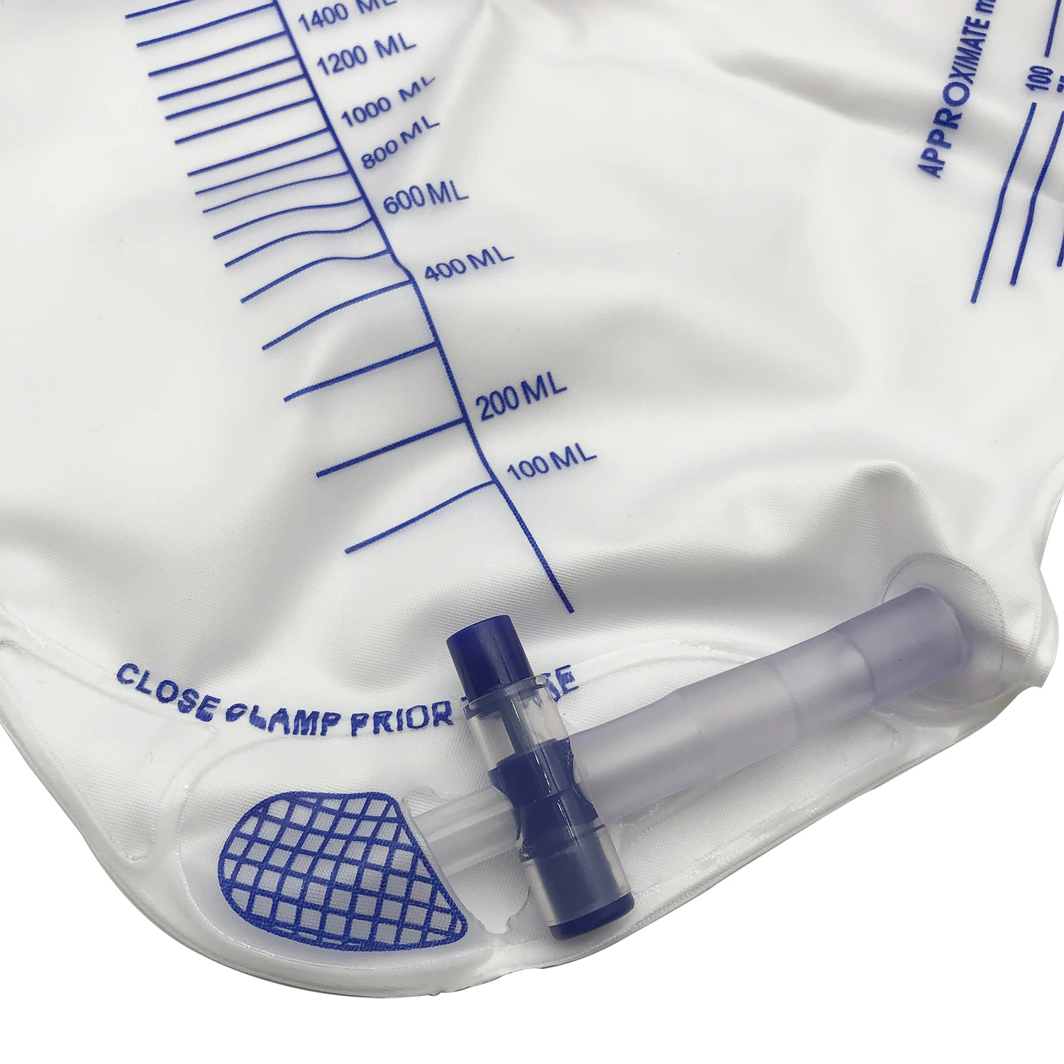 Disposable Urine Collection Bag 2000ml PVC Collection Portable Sterile Adult Urine Bag for Patients