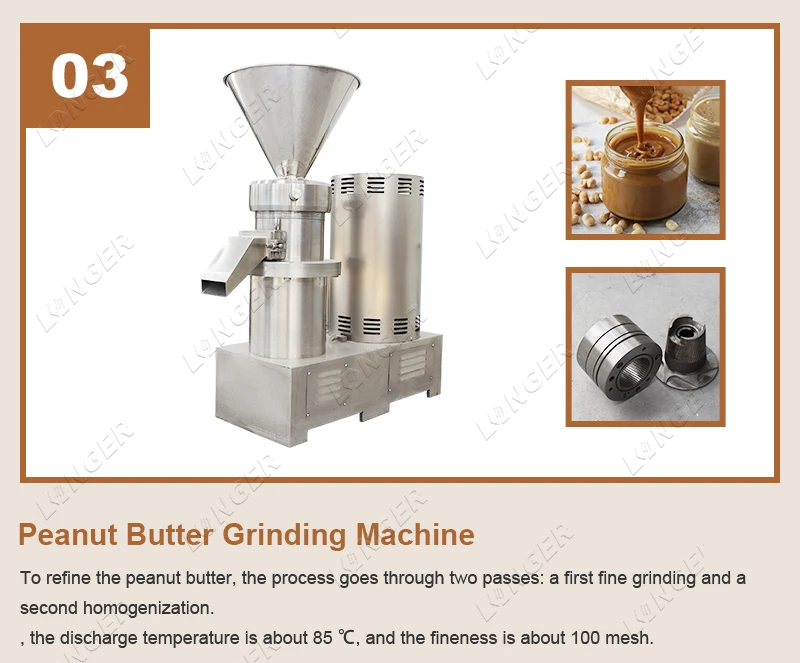 Sesame Seeds and Almond Butter Making Machine Grinding Peanut Butter Plant Manufacturer in China Zambia