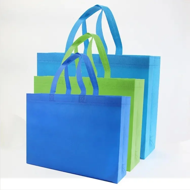Factory-Foldable Recycled Non-Woven Shopping Bags Eco-Friendly Shopping Printed Gift Bag details