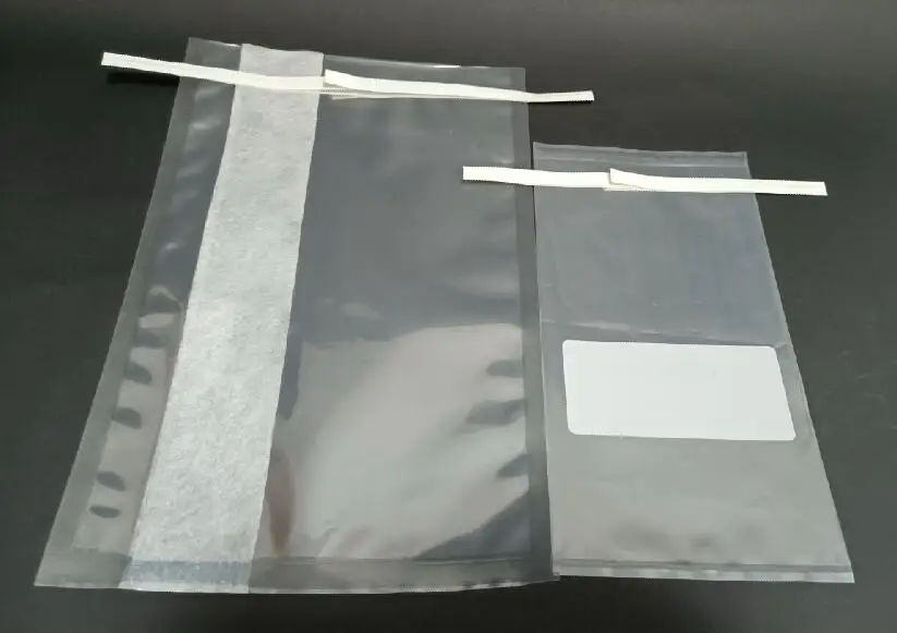 Sterile Sampling Bags Sterile Sample Bag With Wires Marking Area 190mm X 300mm 400ml Blender Bags With Filter