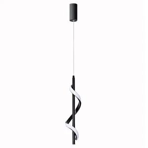 Custom Metal Indoor Led Chandelier Light for Home Living Room Decoration Black Luxury Morden Acrylic Lamp Pendent Lights