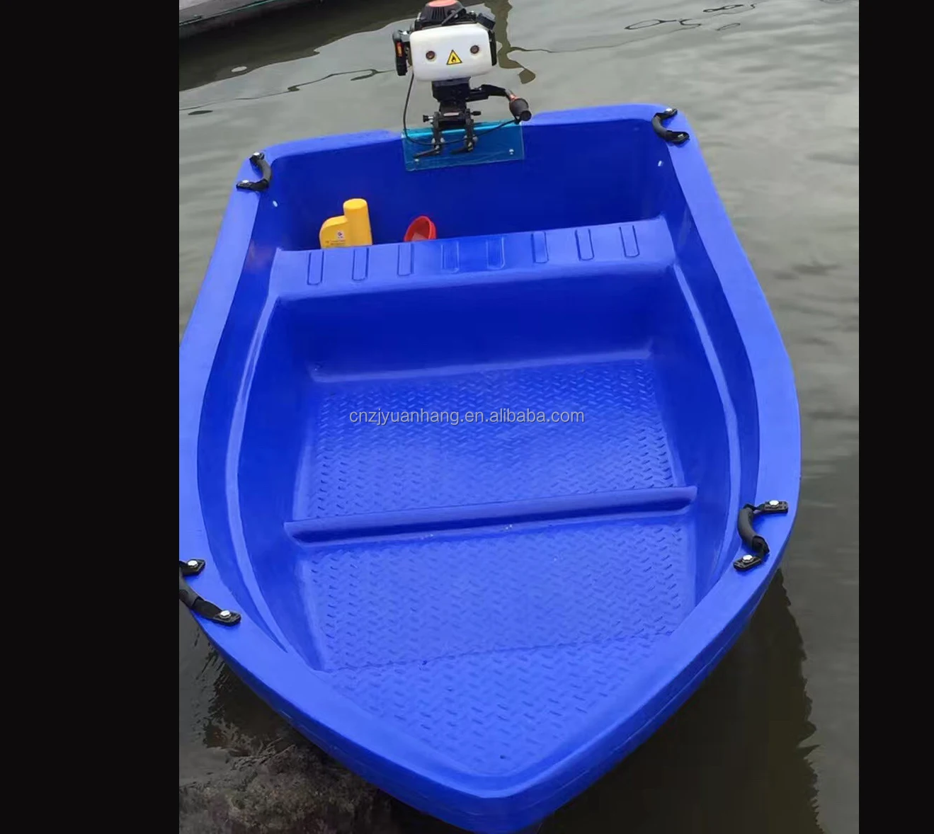 Double Deck 3 Persons 2.7 Meter Small Hard Pe Plastic Fishing Boat With