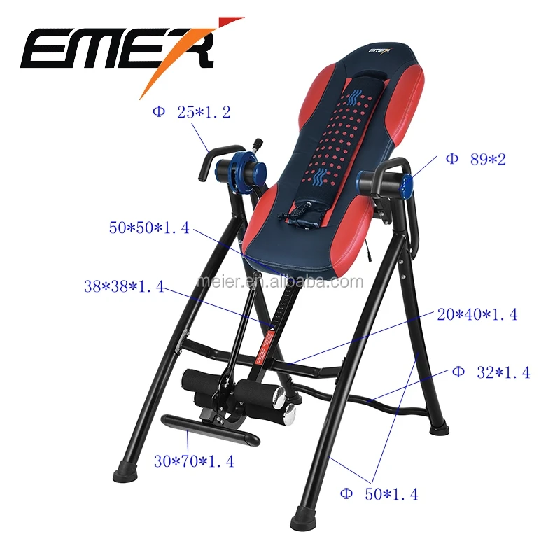 Body Stretch Max Performance Inversion Table or Inversion Exercise Machine for Back Pain Relief Crunches Inversion Chair