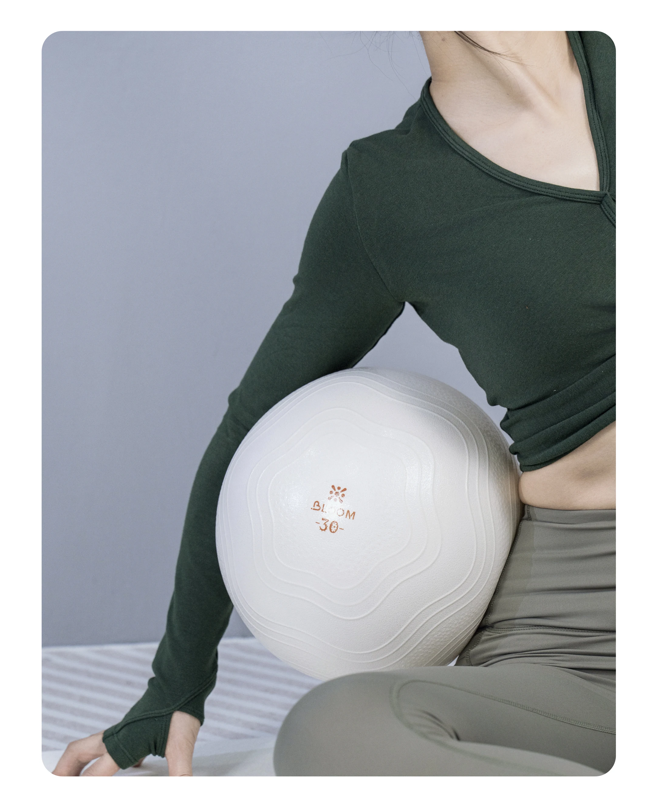 Mini Pilates Ball - 20cm PVC Home Workout Fitness Tool