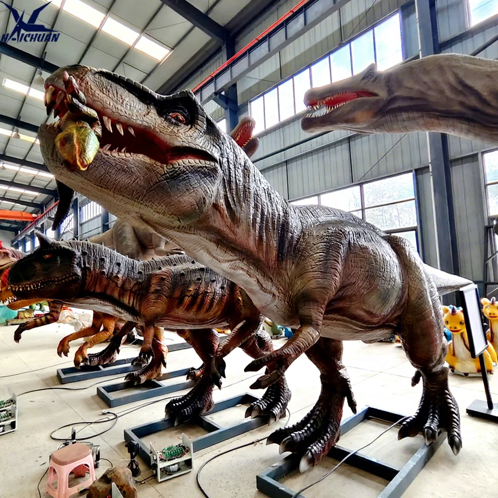 Levensechte Tyrannosaurus Rex Geanimeerd Model Weerbestendig Educatief Levensgroot Mechanisch T-rex voor Pretpark Dinosaurus Tentoonstellingen
