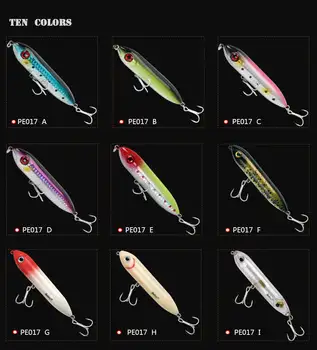 Cheery Cheery 100mm 14g Hard Plastic Swimbait Pike Bass Trout Lures Floating Artificial Bait Fishing Spook Silicone for River – Soft Lure – view 3