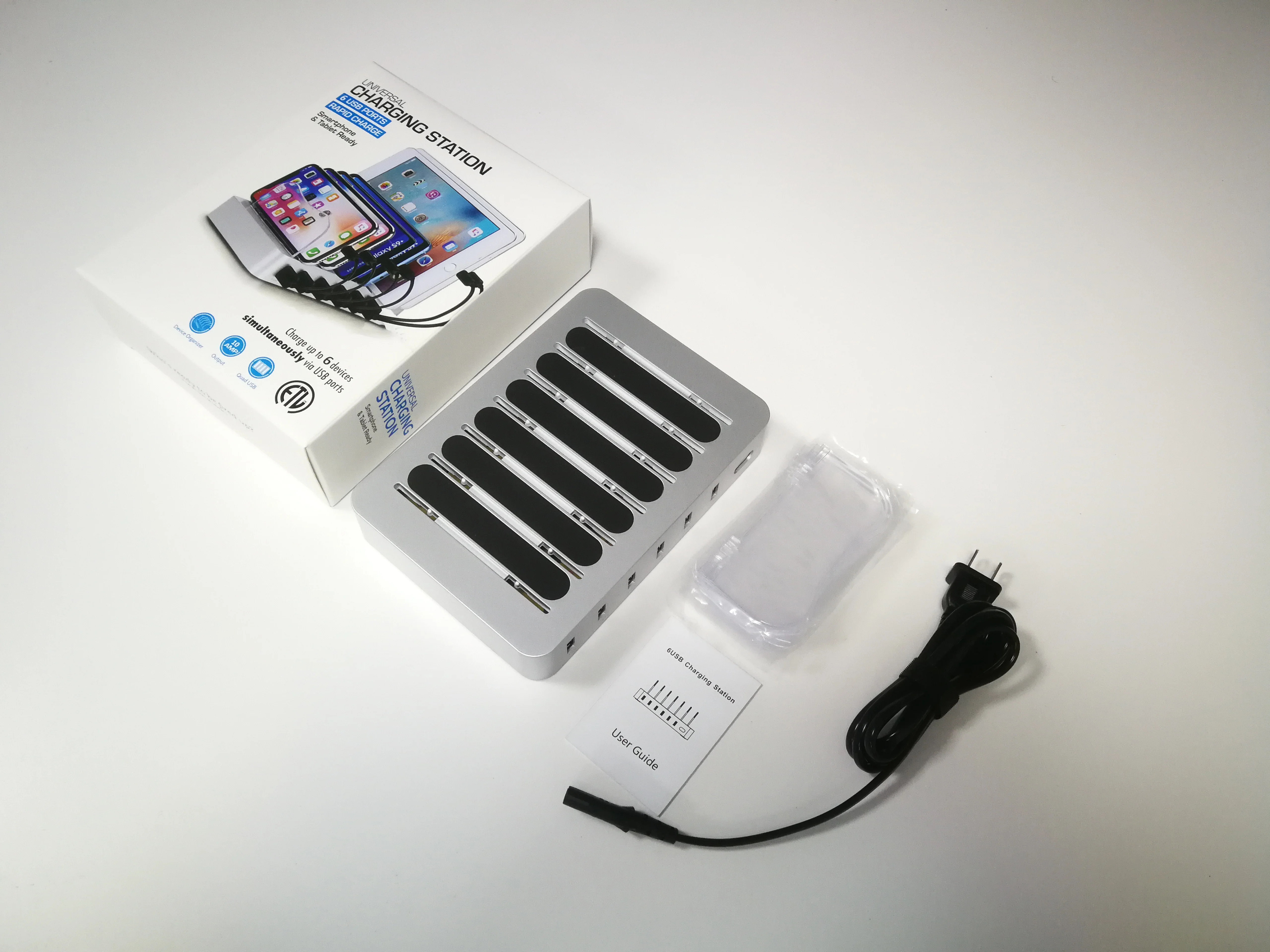 Оригинальное заводское Зарядное устройство usb на 6 портов, 50 Вт, 10 А, настольная зарядная станция USB для Hercules Tuff для нескольких устройств