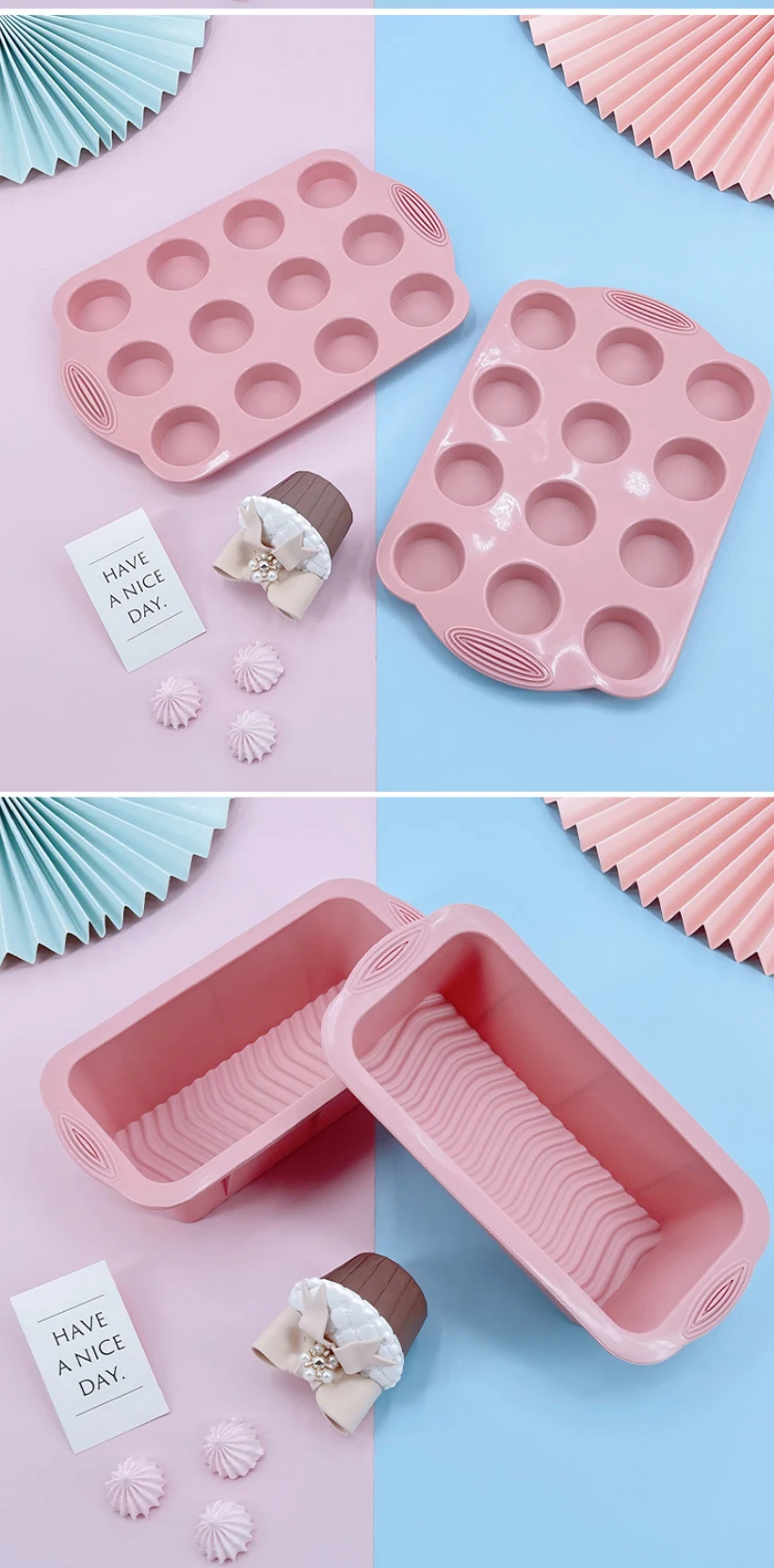 6pcs Baking Mold Set Kitchen Accessories Silicone Mold Baking Utensils
