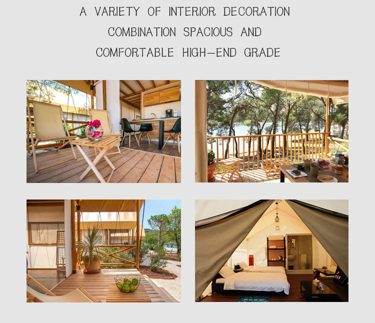 Luxury Glamping Safari Tents with Bathroom - Durable & Stylish
