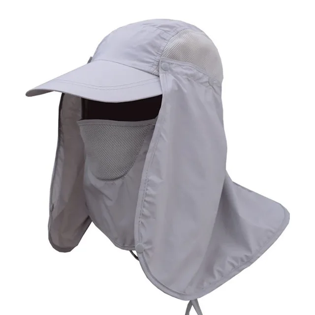 Fishing Caps Hiking Camping Visor Hat Fishing Sun UV Protection Face Neck Cover 