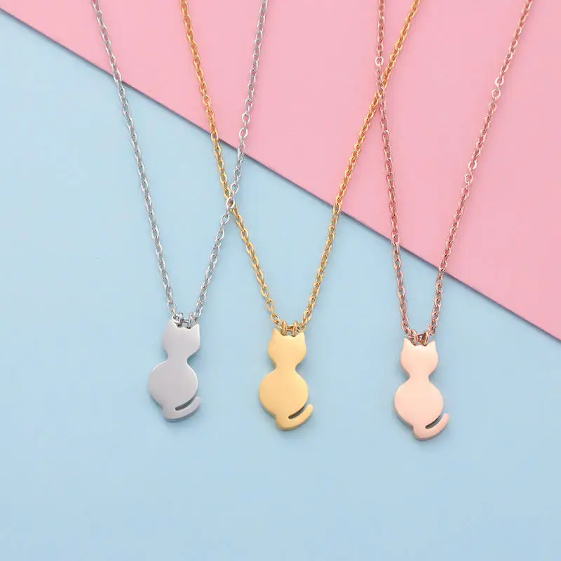 Cat Pendant Necklace