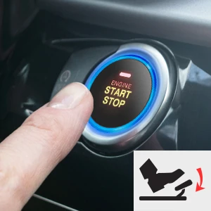Smart Start Stop Module DC12V Keyless Start Stop Engine Smart RFID Car Alarm System
