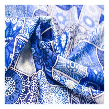 Wholesale High Quality 100% Polyester Stretch Fabric Customized Digital Print Bags Garments Sleepwear Girls Organic Feature