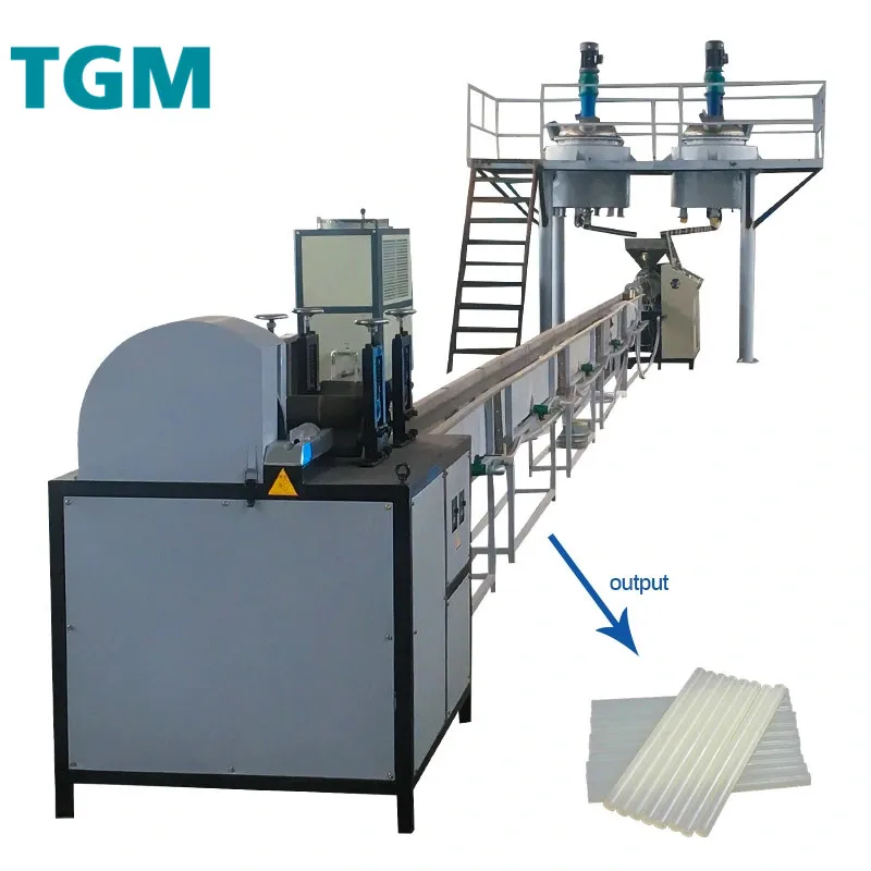 Industrial Automatic Hot Melt Adhesive Production Line   Electric Heating Reactor Tank Stick Shape Glue Line Jacketed