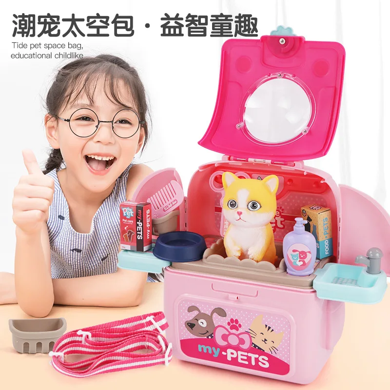 Best Selling Easy Carry Suitcase in Juguetes Infantiles Kids Pretend  Play Pet Care Role Play Set Juguete - Main Image