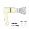 Máquina Beige Rosa Blanca (Tipo de Batería AA)