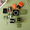 Jewelry lid box with bowknot