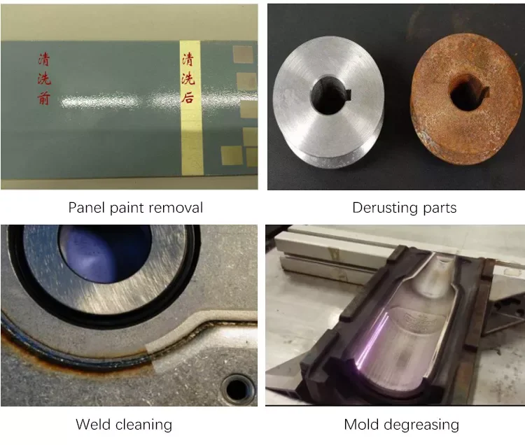 Backpack Metal Rust Cleaning Laser Paint Removal Machine