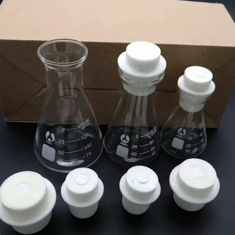 Labs Glassware Wide Neck Erlenmeyer Conical Flask With Spout