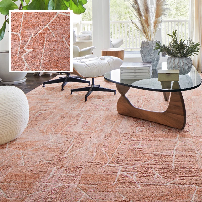 Modular High Density Nylon Fireproof Commercial Carpet Tiles