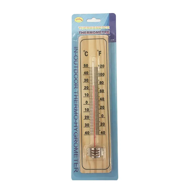 Traditional Wooden Room Thermometer to Measure Room Temperature, Wall  Thermometer, Room Thermometer for Indoor Outdoor Home Office Garden  Greenhouse