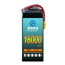 Factory OEM Lithium Lipo Rechargeable Battery 90C  3S 16000mAh High Discharge for FPV Drone Batteries