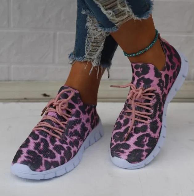 purple leopard shoes