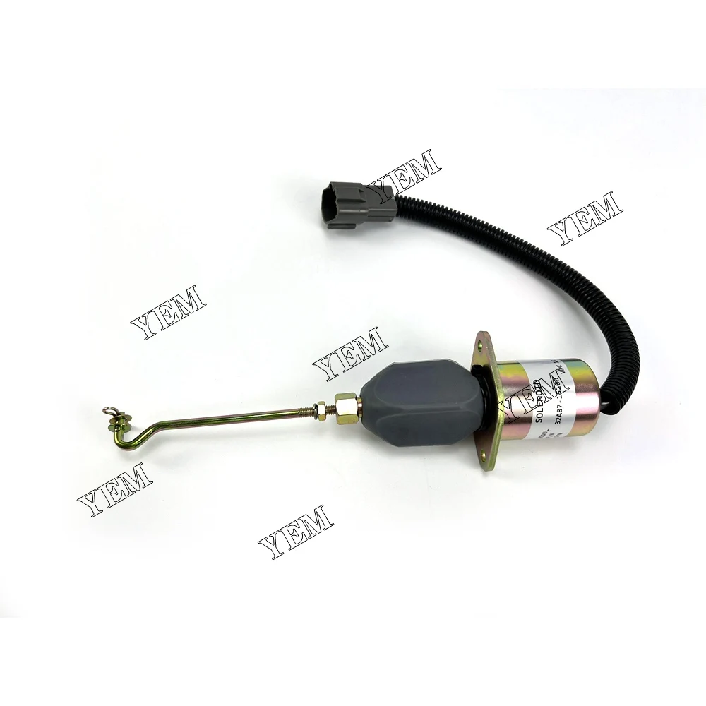 For Mitsubishi Engine S4S Solenoid Valve 32A87-15100 12V Spare Part 3