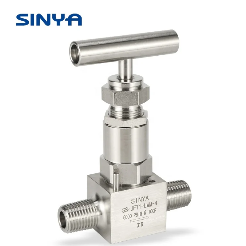 Sinya Straight Connection Male Needle Valve Straight Through Male Needle Valve Male Straight Needle Valves