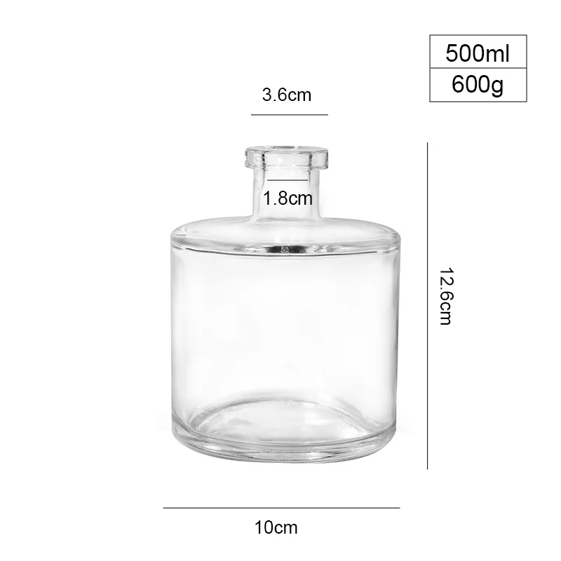 Newray Beautiful Shape Glass Bottle Factory Glass Bottle With OEM Customized Packaging Creative Glass Spirits Bottle