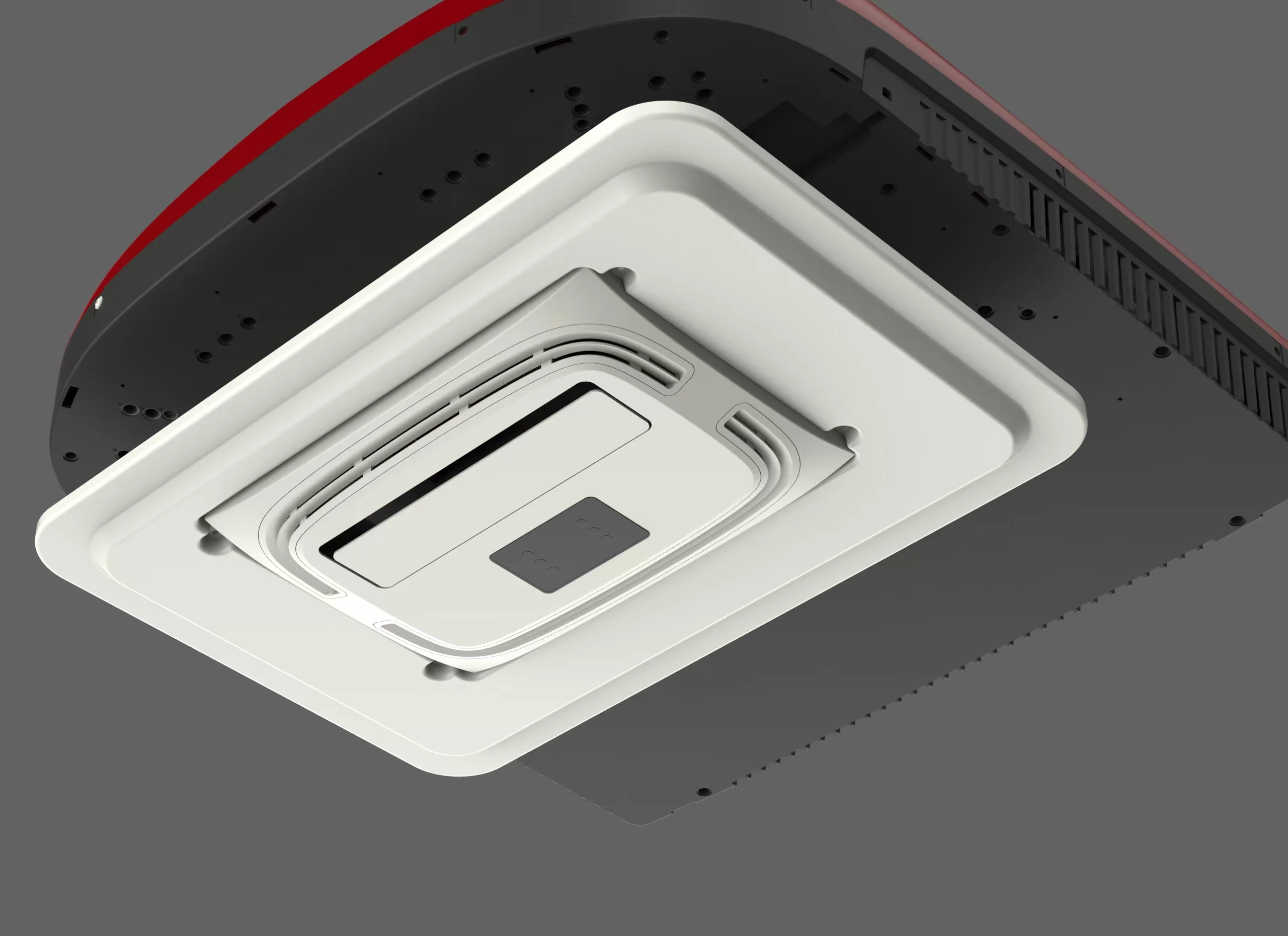 Radiator Roof Top Air Conditioner for Trucks Forklifts Cars-12V/24V/30-90V  