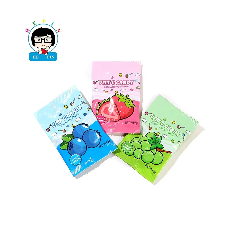 Box Packaging Individually Packed Fruit Flavour Assorted Flavour Mixed Tablet Candy Hard Candy